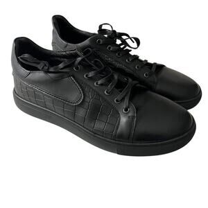 Robert Graham Desmond Low Top Sneaker in Black Men Size 11